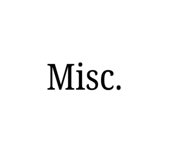Miscellaneous